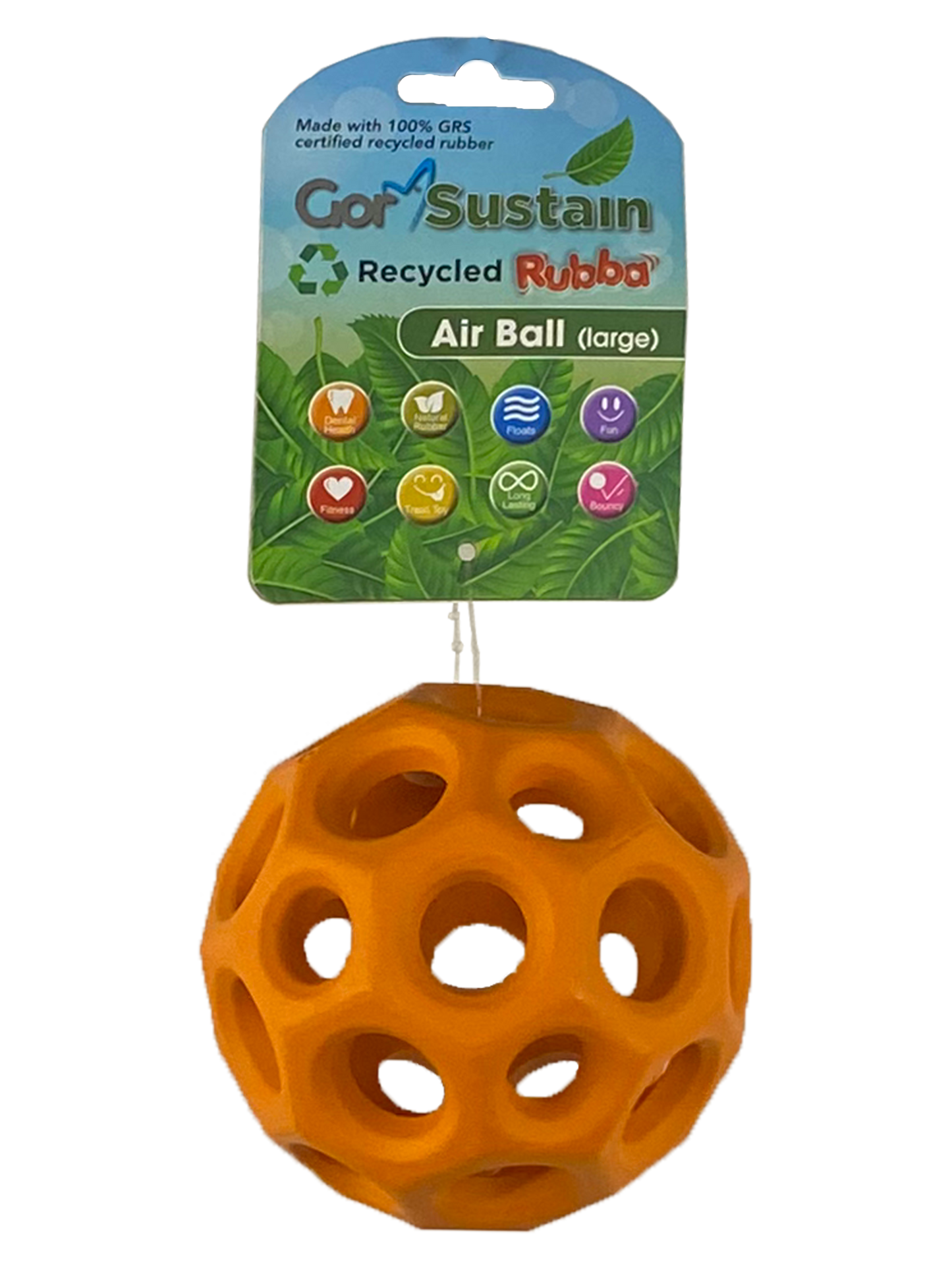 Gor Sustain Rubba Air Ball Large (10.5cm) Orange