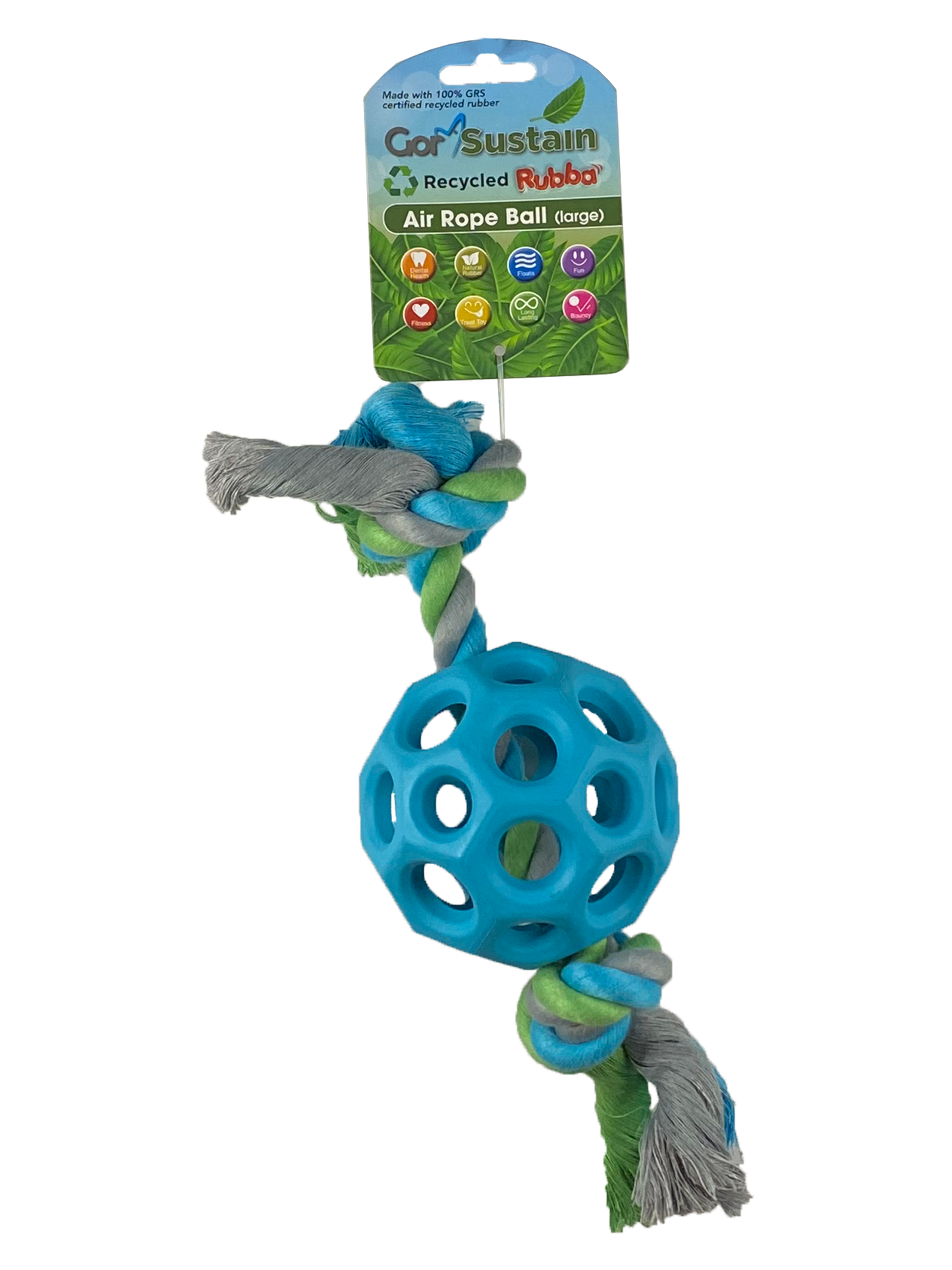 Gor Sustain Rubba Air Rope Ball Large (10.5cm) Blue
