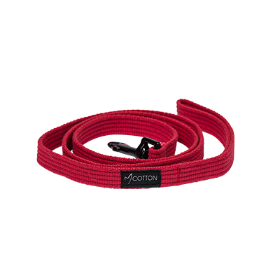 Gor Cotton Leash Large Red 2.5cm x 140cm