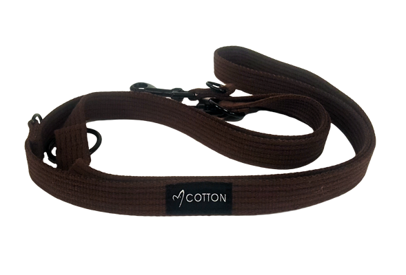 Gor Cotton Training Leash Large Brown 2.5cm