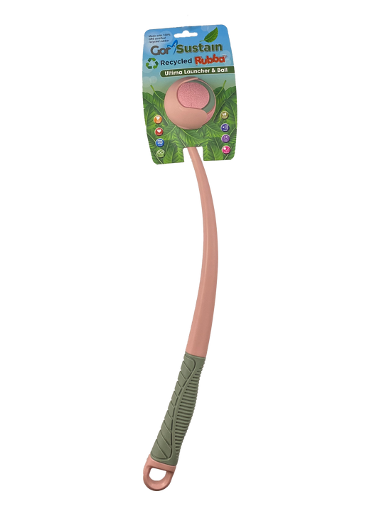 Gor Sustain Rubba Ultima Launcher & Ball Medium (6.5cm) Pink