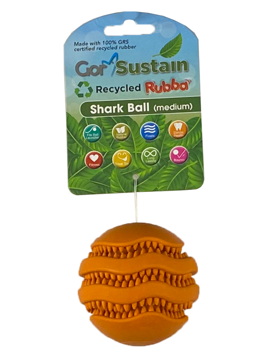 Gor Sustain Rubba Shark Ball Medium (6.5cm) Orange