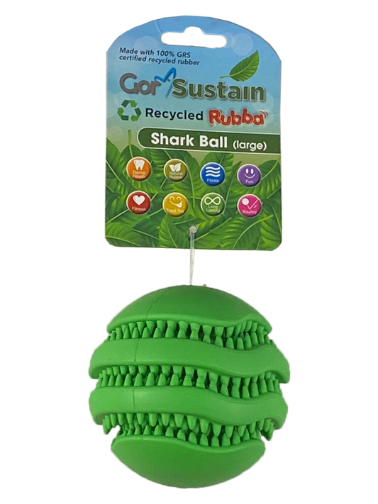 Gor Sustain Rubba Shark Ball Large (10.5cm) Green