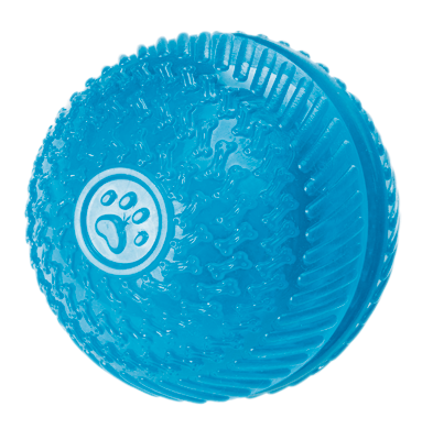Gor Flex Squeak &Treat Ball (8cm) Blue/Red